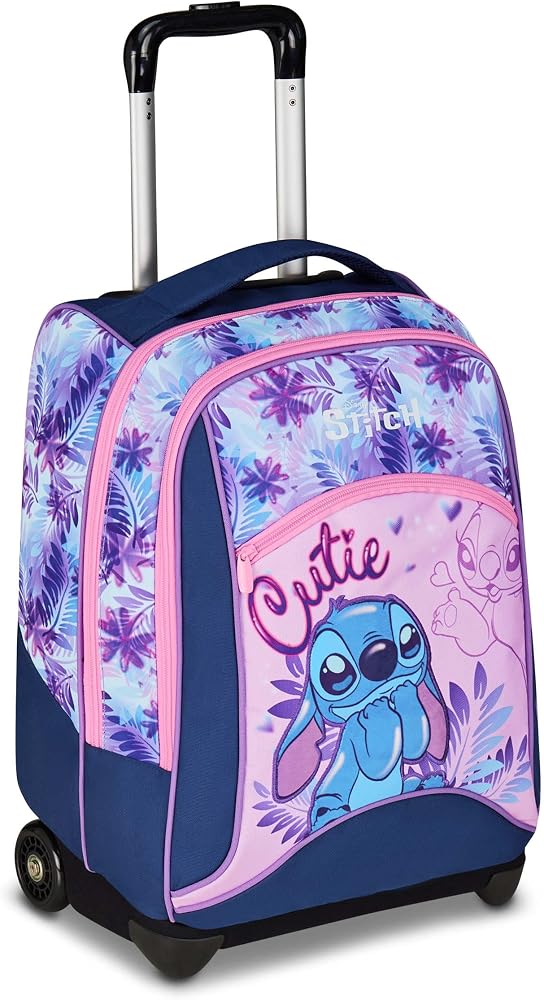 zaino-trolley-899rzm-1.jpg Seven Big Trolley Lilo & Stitch Scuola Fisso, Viola, 2 in 1, Doppio Uso, Trolley e Zaino,Scuola Elementare, Bambina : Amazon.it: Moda - immagine 1