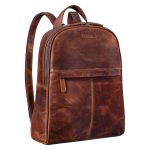 "Renée" Zaino Università Pelle kara cognac
