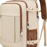 LIGSAN Zaino da Viaggio Aereo 40x30x20cm 24L per Ryanair, Bagaglio a Mano con Scomparto Impermeabile e Tasca Antifurto, Zaino per Laptop 15.6 Pollici ...